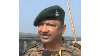 Officer Commanding of the Yamuna Task Force, Lieutenant Colonel Anurag Singh (Photo/ANI)