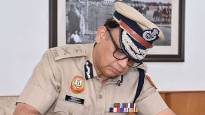 Anurag Kumar assuming charge as the Commissioner of Delhi Police. (Photo/X/@DelhiPolice)