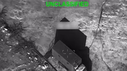 An Iranian asset prior to being bombed by the US (Photo/CENTCOM)