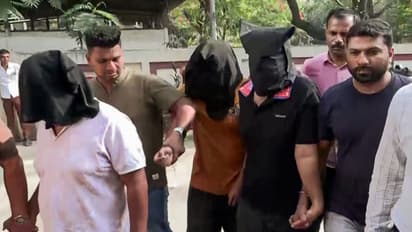 Three accused apprehended by Thane Police on June 27 (Photo/ANI)