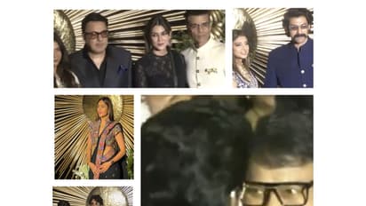 Celebs at Rashmika-Vijay's wedding reception (Image source: ANI)