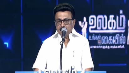 Tamil Nadu CM M.K. Stalin at 'World In Your Hands' Scheme launch (Photo/ANI)