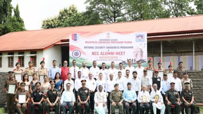 Assam Governor Lakshman Prasad Acharya at Tezpur University (Photo/ANI)