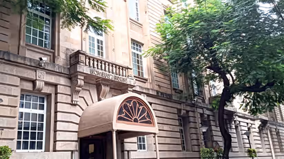 A view of Tata Group headquarters Bombay House. (Photo-ANI)