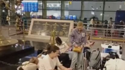 Visuals from Chennai airport (phot/ANI)