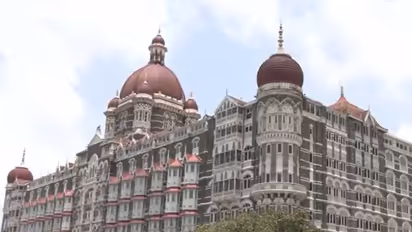 Visuals from outside Taj Mahal Palace (Photo/ANI)
