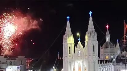 Hellium balloon burst during flag hoisting ceremony at Velankanni Shrine (Photo/ ANI)