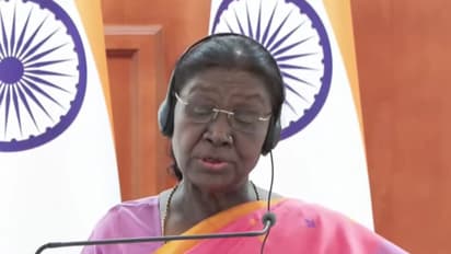 President Droupadi Murmu addresses joint press statement in Chisinau (Photo/YouTube/MEA)