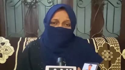 Nazia Fatima, mother of Mir Sajjad Ali, a Hyderabad resident allegedly stranded at the Myanmar-Thailand border (Photo/ANI)