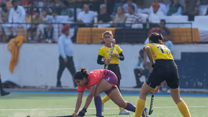 Hockey players in action (Photo: Bholath Hockey Cup)