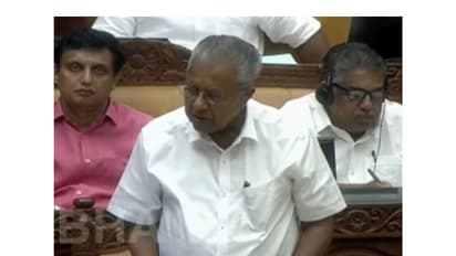 Keralam Leader of the Opposition Pinarayi Vijayan (Photo/Sabha TV)