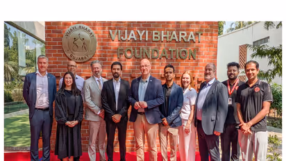 John Swinney MSP, First Minister of Scotland with Scottish Delegation at the Vijayi Bharat Foundation. (Photo: VBF)