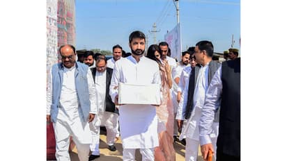 Jay Pawar, son of late Ajit Pawar (File Photo/ANI)