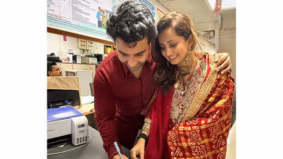 Aadar Jain and Alekha Advani (Photo/Instagram@AadarJain)