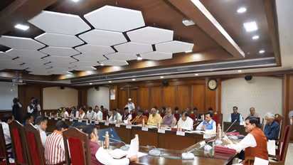 MP CM Mohan Yadav is chairing the cabinet meeting (Photo/ X @DrMohanYadav51)