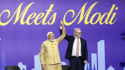 Prime Minister Narendra Modi with Australian Prime Minister Anthony Albanese. (File Photo/ANI)