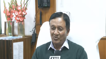 Himachal Pradesh Revenue, Horticulture and Tribal Development Minister Jagat Singh Negi (Photo/ANI)