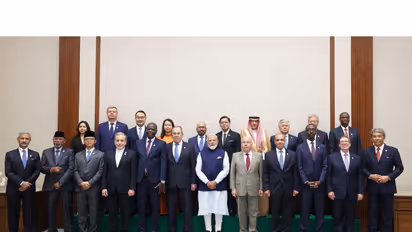 Prime Minister Narendra Modi with Foreign Ministers and Heads of Delegation of BRICS countries (Photo/ X@NarendraModi)