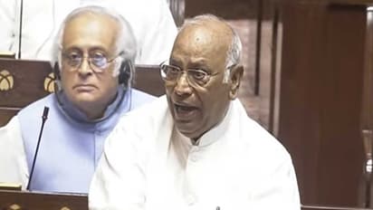 Rajya Sabha LoP Mallikarjun Kharge (Photo: Sansad TV)