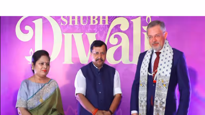 Visuals of Diwali Milan Samaroh (Photo/ANI)