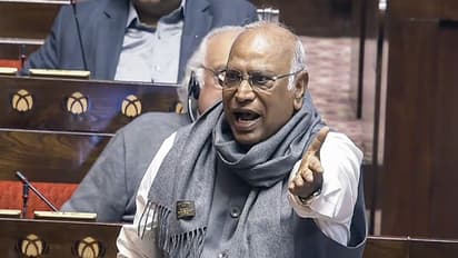 Congress MP and leader of Opposition in Rajya Sabha Mallikarjun Kharge (Photo/ANI)
