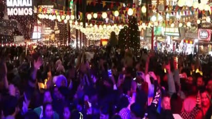 On New Year's Eve, tourists throng Manali to celebrate the new year, Kullu, Himachal Pradesh (Photo/ANI)