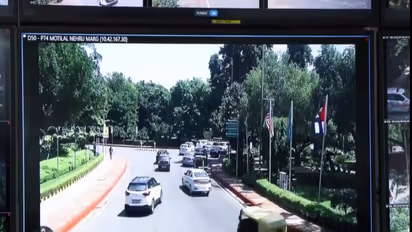 Delhi Police deploys 500 CCTV cameras, strengthens security grid around Bharat Mandapam (Photo:ANI)