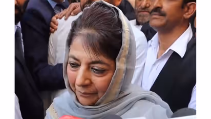 PDP chief Mehbooba Mufti (Photo/ANI)