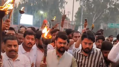 BJP Yuva Morcha protest in Lucknow (Photo/ANI)