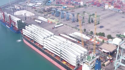 VO Chidambaranar Port in Thoothukudi handles record windmill blade exports, strengthening India’s renewable energy supply chain. (Image Source: VOC)