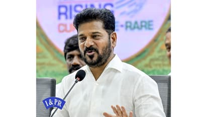 Telangana Chief Minister A Revanth Reddy (Photo/ANI)