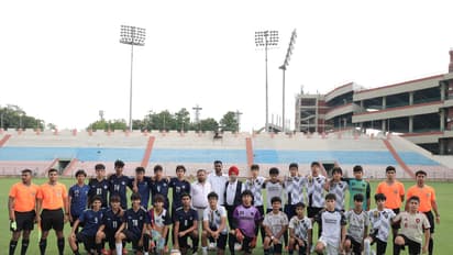 Rohit Kumar with participating teams and officials. (Photo: Oriental Cup)
