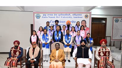 President Droupadi Murmu at the event (Photo/@rashtrapatibhvn)