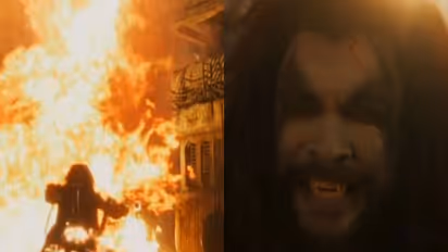 Jason Momoa as Lobo in 'Supergirl' (Photo/Instagram@jamesgunn)