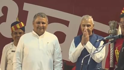 Bihar Deputy CMs Bijendra Prasad Yadav and Vijay Kumar Choudhary (Bihar I&PR Dept)