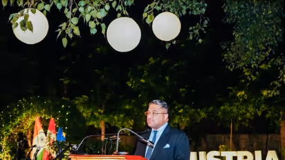 MEA Secretary Sibi George at Austria's National Day Celebrations in New Delhi (Photo/X/@MEAIndia)