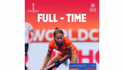 India suffer 2-0 defeat against Netherlands in FIH Women's Hockey World Cup 2026 (Photo: X/@TheHockeyIndia)