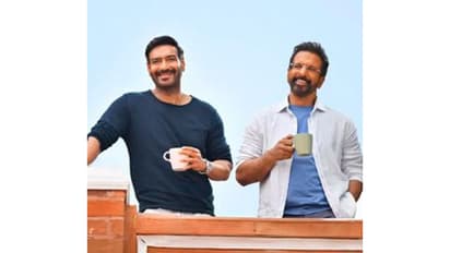 Ajay Devgn and Jaaved Jaaferi (Photo: Instagram/@AjayDevgn)