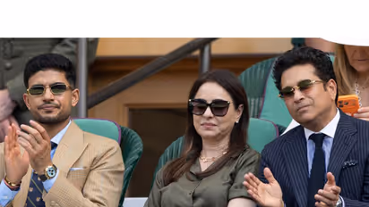 Shubman Gill was spotted alongside Sachin Tendulkar and his wife Anjali Tendulkar (Photo: X/@Wimbledon)