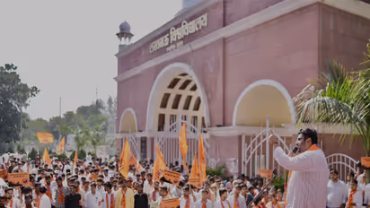 ABVP rally in Lucknow (Photo/ANI)