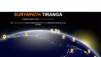 Suryapath Tiranga Global Relay (Photo/www.harghartiranga.com)