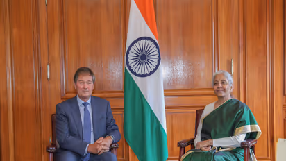FM Sitharaman with Jo Taylor, President & CEO, Ontario Teachers’ Pension Plan (Photo/@MinistryofFinance)