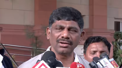 Congress leader DK Suresh (Photo; ANI)