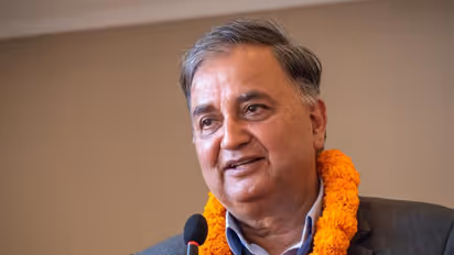 Senior Vice-Chair of UML Pokharel (Photo: Facebook@Ishwar Pokharel)