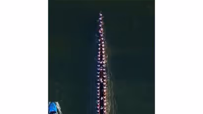 Boat race in Keralam (Photo credit Instagram/@Keralatourism)