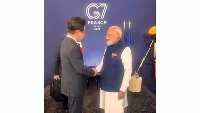 Prime Minister Narendra Modi with South Korean President Lee Jae-myung (Photo/X@narendramodi)