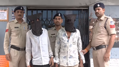 Madhya Pradesh: Accused in police custody in Indore (Photo / ANI)