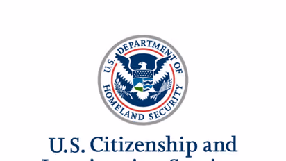 Logo of US Citizenship and Immigration Services (Photo/X@USCIS)