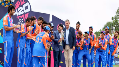 Rohit Sharma's T20 World Cup celebration (Photo: ANI)