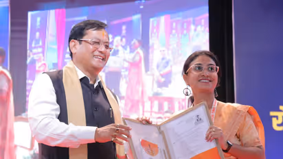 Union minister Sarbananda Sonowal handed over appointed letter (Phoyo/X/ @sarbanandsonwal)
